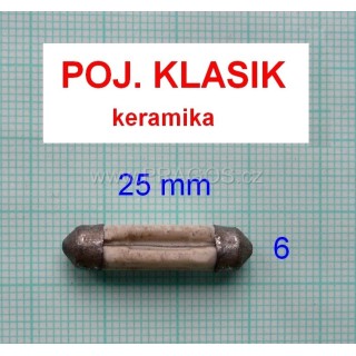 POJISTKA KLASIK 25A keramika