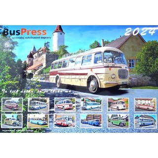 Kalendář BUS RTO 2024 nástěnný