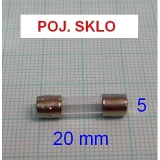 Pojistka skleněná 4A