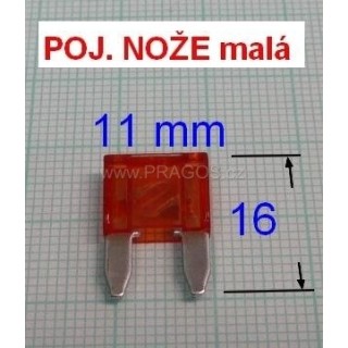 Pojistka nožová mini 10A